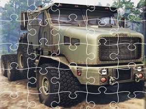 Rugged Vehicle Picture Puzzle