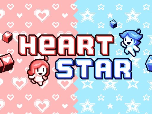 Heart Star Puzzle Game - Online Cooperative Brain Teaser Puzzle Game