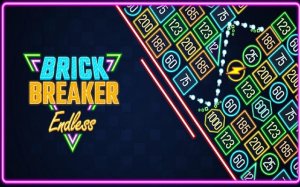 Brick Breaker Endless - Neon Arcade Puzzle Game Online