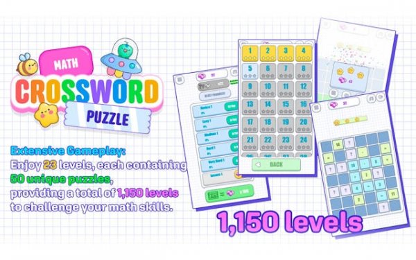 Math Crossword Puzzle: Number Logic Game Online