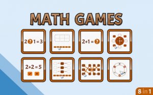 Math Games: 8-in-1 Brain Training Online Puzzle