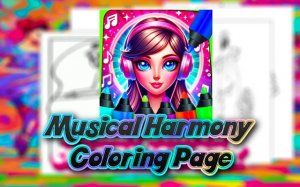 Musical Harmony Coloring Book Online Game