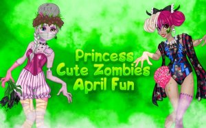 Princess Cute Zombies April Fun - Zombie Makeover Online Game