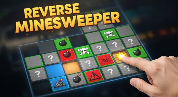 Reverse Minesweeper Logic Puzzle Game