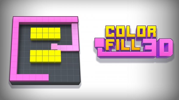 Color Fill 3D Puzzle Game Online