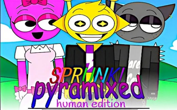 Sprunki Pyramixed Human Edition Music Mixing Game Online - Music Game